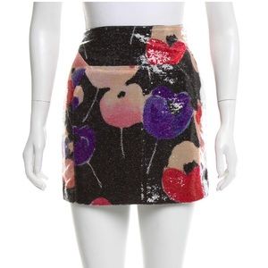 Diane Von Furstenberg Sequin Miniskirt